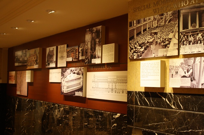 Legendary Fullerton Hotel Singapore guided visit with team part 1